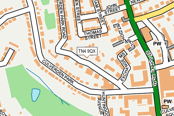 TN4 9QX map - OS OpenMap – Local (Ordnance Survey) TN4 9QX map - OS OpenMap – Local (Ordnance Survey)