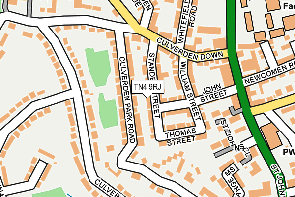 TN4 9RJ map - OS OpenMap – Local (Ordnance Survey) TN4 9RJ map - OS OpenMap – Local (Ordnance Survey)