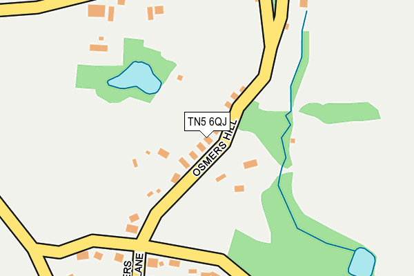 TN5 6QJ map - OS OpenMap – Local (Ordnance Survey) TN5 6QJ map - OS OpenMap – Local (Ordnance Survey)