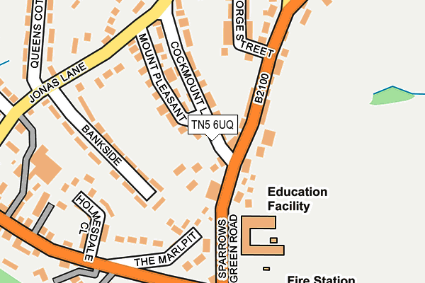 TN5 6UQ map - OS OpenMap – Local (Ordnance Survey) TN5 6UQ map - OS OpenMap – Local (Ordnance Survey)