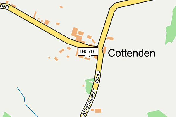 TN5 7DT map - OS OpenMap – Local (Ordnance Survey) TN5 7DT map - OS OpenMap – Local (Ordnance Survey)