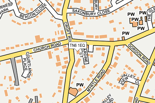 TN6 1EQ map - OS OpenMap – Local (Ordnance Survey) TN6 1EQ map - OS OpenMap – Local (Ordnance Survey)