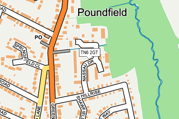 TN6 2GT map - OS OpenMap – Local (Ordnance Survey) TN6 2GT map - OS OpenMap – Local (Ordnance Survey)