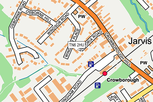 TN6 2HU map - OS OpenMap – Local (Ordnance Survey) TN6 2HU map - OS OpenMap – Local (Ordnance Survey)