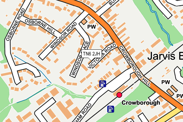 TN6 2JH map - OS OpenMap – Local (Ordnance Survey) TN6 2JH map - OS OpenMap – Local (Ordnance Survey)