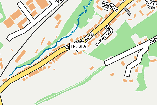 TN6 3HA map - OS OpenMap – Local (Ordnance Survey) TN6 3HA map - OS OpenMap – Local (Ordnance Survey)