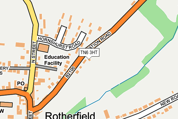 TN6 3HT map - OS OpenMap – Local (Ordnance Survey) TN6 3HT map - OS OpenMap – Local (Ordnance Survey)