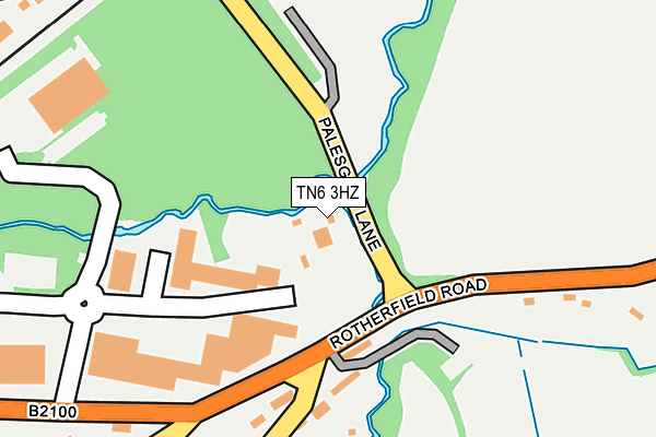 TN6 3HZ map - OS OpenMap – Local (Ordnance Survey) TN6 3HZ map - OS OpenMap – Local (Ordnance Survey)