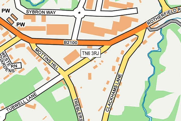 TN6 3RJ map - OS OpenMap – Local (Ordnance Survey) TN6 3RJ map - OS OpenMap – Local (Ordnance Survey)