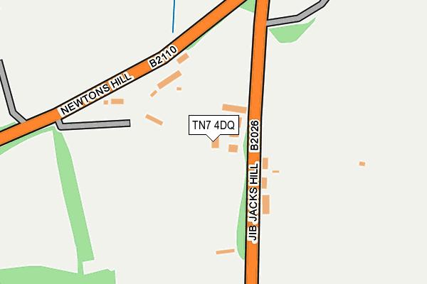 TN7 4DQ map - OS OpenMap – Local (Ordnance Survey) TN7 4DQ map - OS OpenMap – Local (Ordnance Survey)