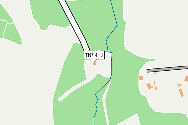 TN7 4HJ map - OS OpenMap – Local (Ordnance Survey) TN7 4HJ map - OS OpenMap – Local (Ordnance Survey)
