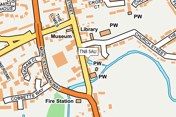 TN8 5AU map - OS OpenMap – Local (Ordnance Survey) TN8 5AU map - OS OpenMap – Local (Ordnance Survey)