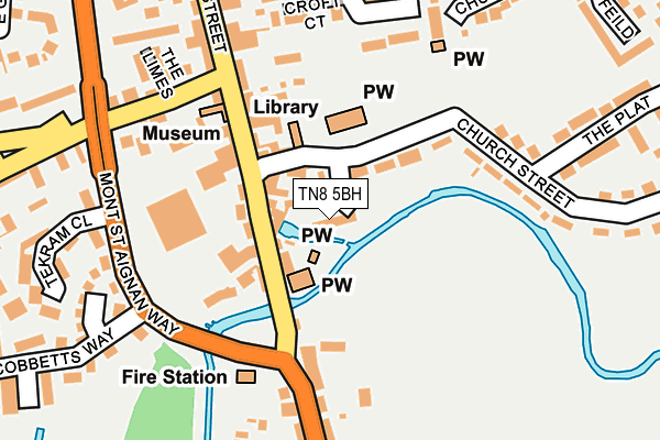 TN8 5BH map - OS OpenMap – Local (Ordnance Survey) TN8 5BH map - OS OpenMap – Local (Ordnance Survey)