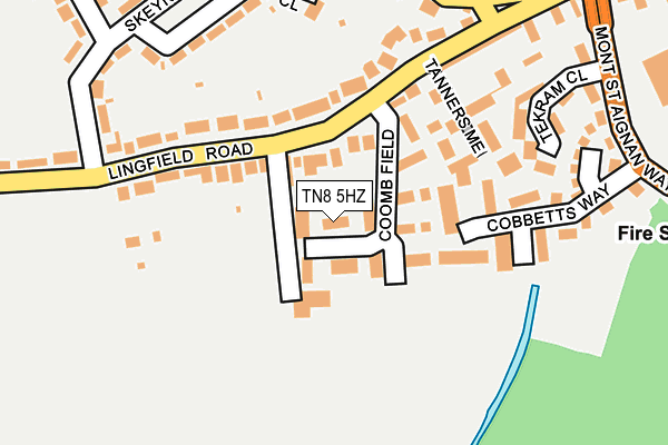 TN8 5HZ map - OS OpenMap – Local (Ordnance Survey) TN8 5HZ map - OS OpenMap – Local (Ordnance Survey)