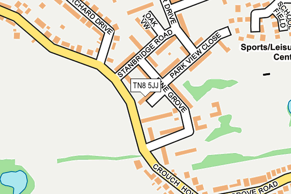 TN8 5JJ map - OS OpenMap – Local (Ordnance Survey) TN8 5JJ map - OS OpenMap – Local (Ordnance Survey)