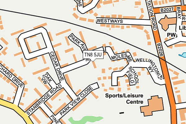 TN8 5JU map - OS OpenMap – Local (Ordnance Survey) TN8 5JU map - OS OpenMap – Local (Ordnance Survey)
