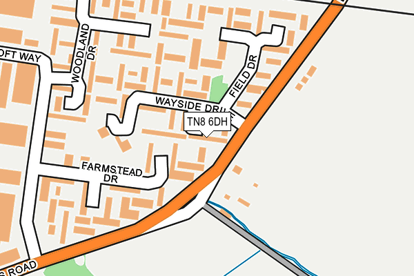 TN8 6DH map - OS OpenMap – Local (Ordnance Survey) TN8 6DH map - OS OpenMap – Local (Ordnance Survey)