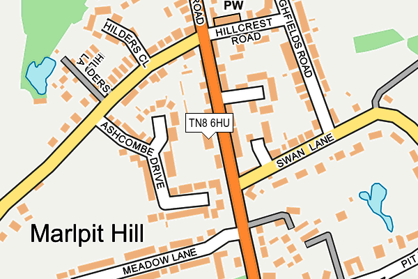 TN8 6HU map - OS OpenMap – Local (Ordnance Survey) TN8 6HU map - OS OpenMap – Local (Ordnance Survey)