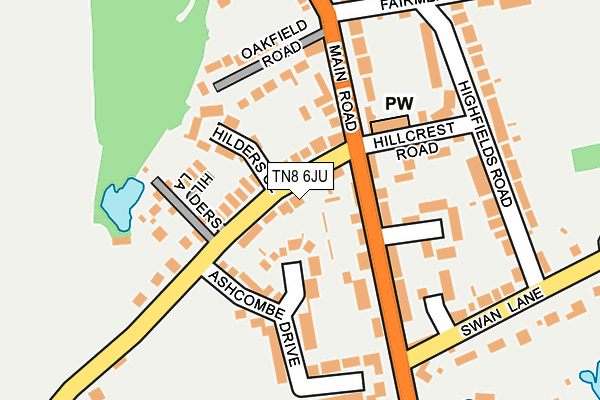 TN8 6JU map - OS OpenMap – Local (Ordnance Survey) TN8 6JU map - OS OpenMap – Local (Ordnance Survey)