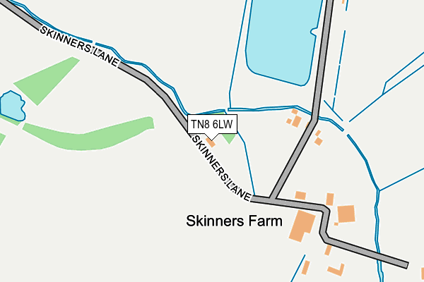 TN8 6LW map - OS OpenMap – Local (Ordnance Survey) TN8 6LW map - OS OpenMap – Local (Ordnance Survey)
