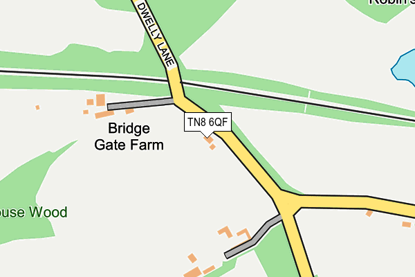 TN8 6QF map - OS OpenMap – Local (Ordnance Survey) TN8 6QF map - OS OpenMap – Local (Ordnance Survey)
