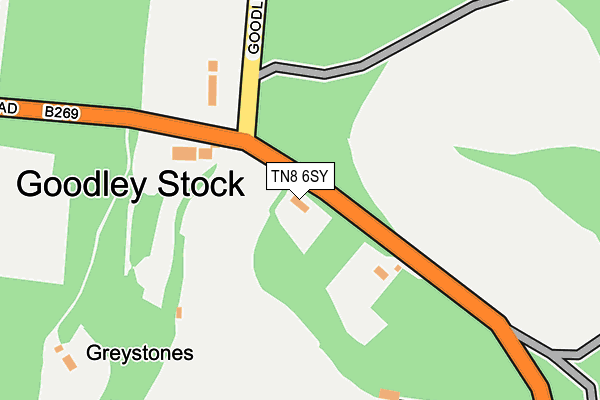TN8 6SY map - OS OpenMap – Local (Ordnance Survey) TN8 6SY map - OS OpenMap – Local (Ordnance Survey)