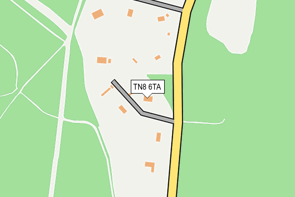 TN8 6TA map - OS OpenMap – Local (Ordnance Survey) TN8 6TA map - OS OpenMap – Local (Ordnance Survey)