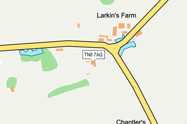 TN8 7AQ map - OS OpenMap – Local (Ordnance Survey) TN8 7AQ map - OS OpenMap – Local (Ordnance Survey)