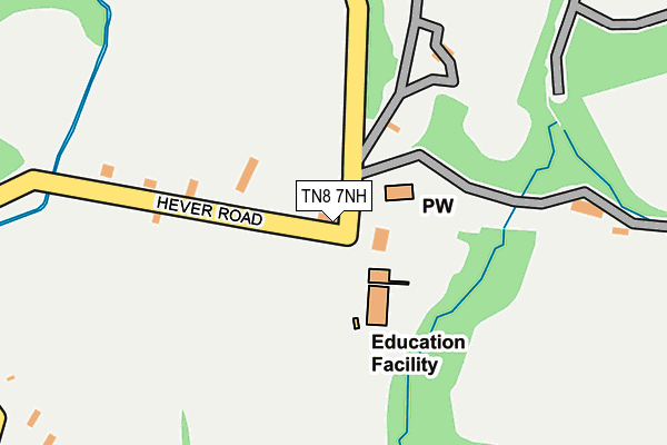 TN8 7NH map - OS OpenMap – Local (Ordnance Survey) TN8 7NH map - OS OpenMap – Local (Ordnance Survey)