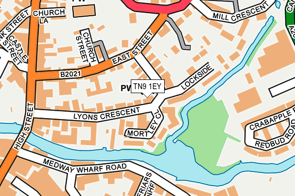 TN9 1EY map - OS OpenMap – Local (Ordnance Survey) TN9 1EY map - OS OpenMap – Local (Ordnance Survey)