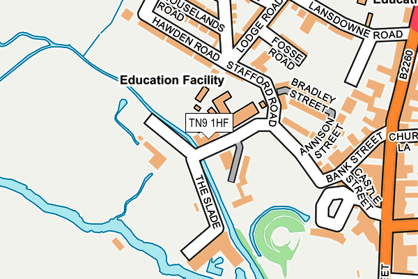 TN9 1HF map - OS OpenMap – Local (Ordnance Survey) TN9 1HF map - OS OpenMap – Local (Ordnance Survey)