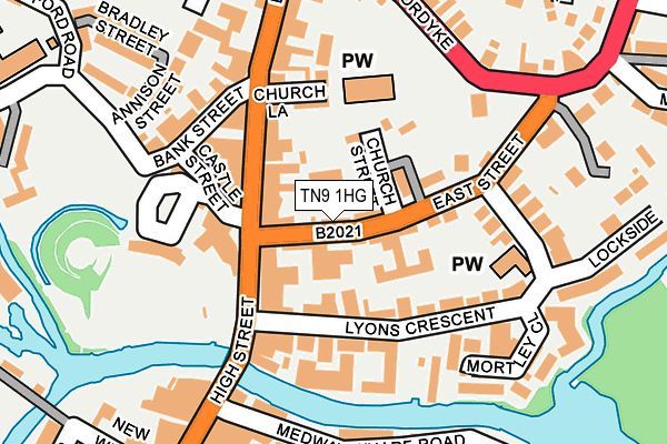 TN9 1HG map - OS OpenMap – Local (Ordnance Survey) TN9 1HG map - OS OpenMap – Local (Ordnance Survey)