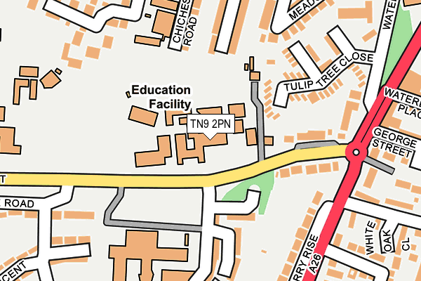 TN9 2PN map - OS OpenMap – Local (Ordnance Survey)