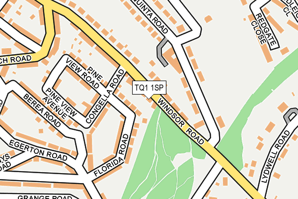TQ1 1SP map - OS OpenMap – Local (Ordnance Survey) TQ1 1SP map - OS OpenMap – Local (Ordnance Survey)