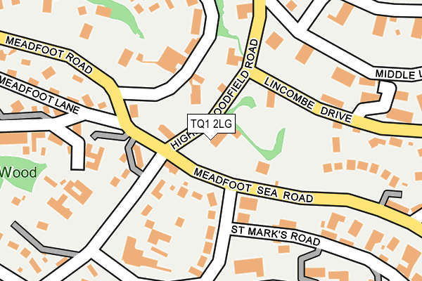 TQ1 2LG map - OS OpenMap – Local (Ordnance Survey) TQ1 2LG map - OS OpenMap – Local (Ordnance Survey)