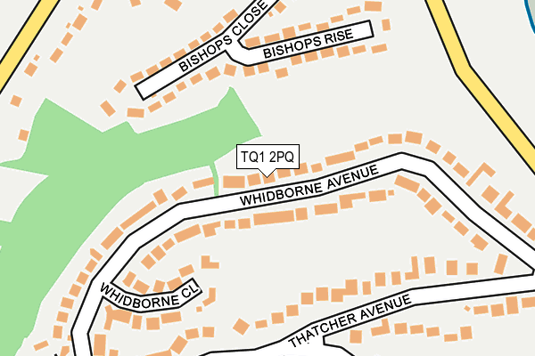 TQ1 2PQ map - OS OpenMap – Local (Ordnance Survey)