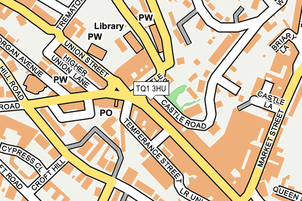 TQ1 3HU map - OS OpenMap – Local (Ordnance Survey) TQ1 3HU map - OS OpenMap – Local (Ordnance Survey)