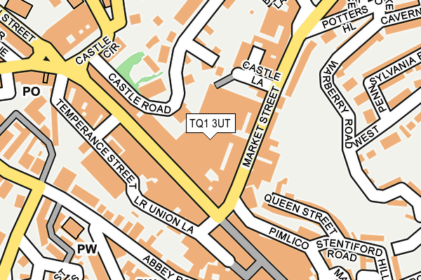 TQ1 3UT map - OS OpenMap – Local (Ordnance Survey) TQ1 3UT map - OS OpenMap – Local (Ordnance Survey)
