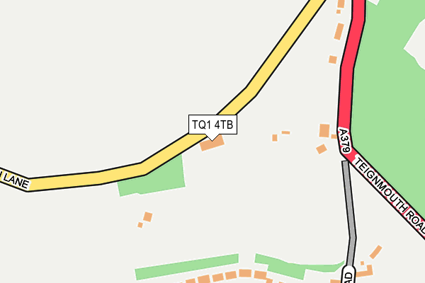 TQ1 4TB map - OS OpenMap – Local (Ordnance Survey) TQ1 4TB map - OS OpenMap – Local (Ordnance Survey)