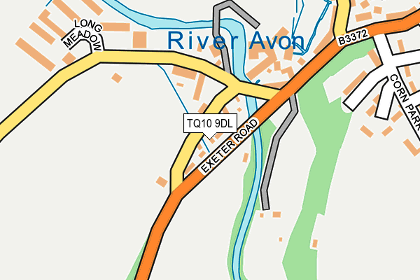 TQ10 9DL map - OS OpenMap – Local (Ordnance Survey) TQ10 9DL map - OS OpenMap – Local (Ordnance Survey)