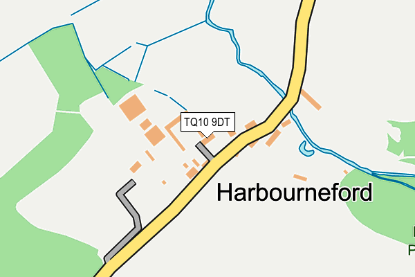 TQ10 9DT map - OS OpenMap – Local (Ordnance Survey)