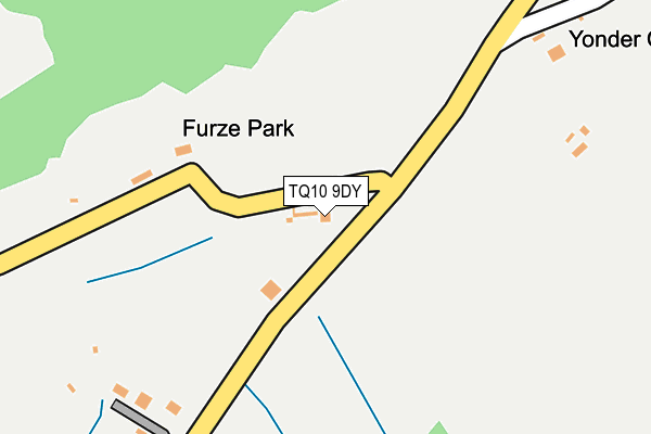 TQ10 9DY map - OS OpenMap – Local (Ordnance Survey)