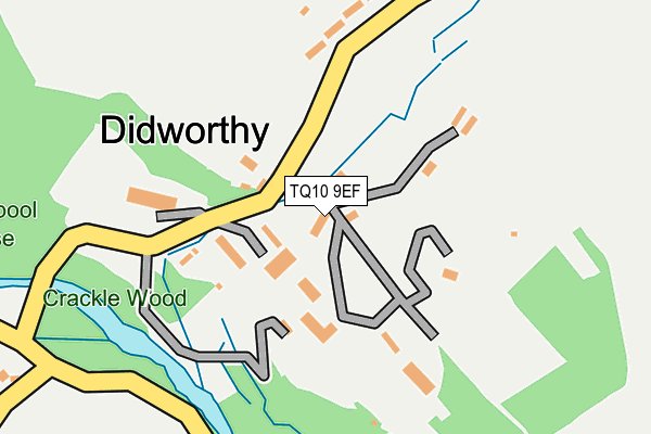 TQ10 9EF map - OS OpenMap – Local (Ordnance Survey) TQ10 9EF map - OS OpenMap – Local (Ordnance Survey)