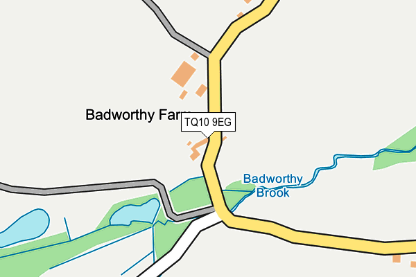 TQ10 9EG map - OS OpenMap – Local (Ordnance Survey)