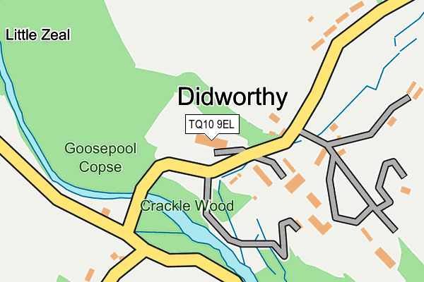 TQ10 9EL map - OS OpenMap – Local (Ordnance Survey) TQ10 9EL map - OS OpenMap – Local (Ordnance Survey)
