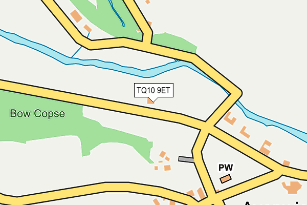 TQ10 9ET map - OS OpenMap – Local (Ordnance Survey) TQ10 9ET map - OS OpenMap – Local (Ordnance Survey)