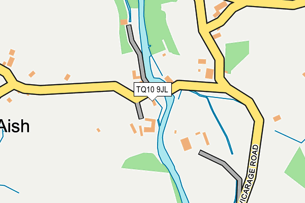 TQ10 9JL map - OS OpenMap – Local (Ordnance Survey) TQ10 9JL map - OS OpenMap – Local (Ordnance Survey)