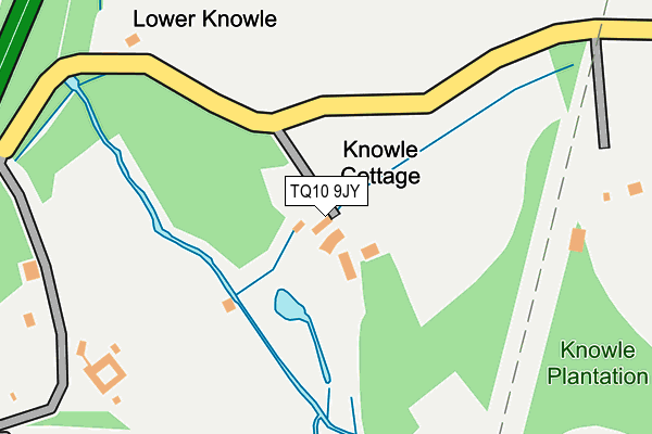 TQ10 9JY map - OS OpenMap – Local (Ordnance Survey)