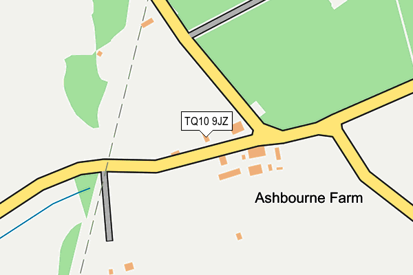 TQ10 9JZ map - OS OpenMap – Local (Ordnance Survey) TQ10 9JZ map - OS OpenMap – Local (Ordnance Survey)