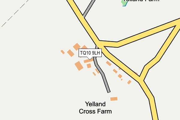 TQ10 9LH map - OS OpenMap – Local (Ordnance Survey) TQ10 9LH map - OS OpenMap – Local (Ordnance Survey)
